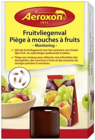 Aeroxon fruitvliegenval 40 ml - Fruitvliegjes vangers - Insectenbestrijding