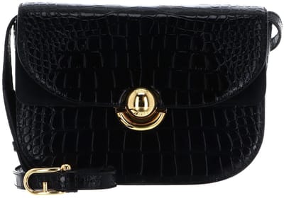 FURLA Leren schoudertas Sfera Crossbody Round Nero zwart