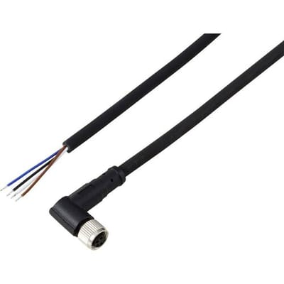 TRU COMPONENTS TC-13751824 Aansluitkabel M8 x 1 Aantal polen (sensoren): 4 Bus, haaks 2 m 1 stuk(s)