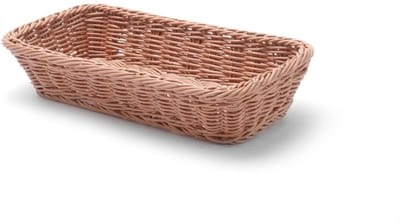 Broodmand Gevlochten - Bakkersmand Opslag - Brood Presenteren - Verstevigd Frame - GN1/3 Maat - Naturel