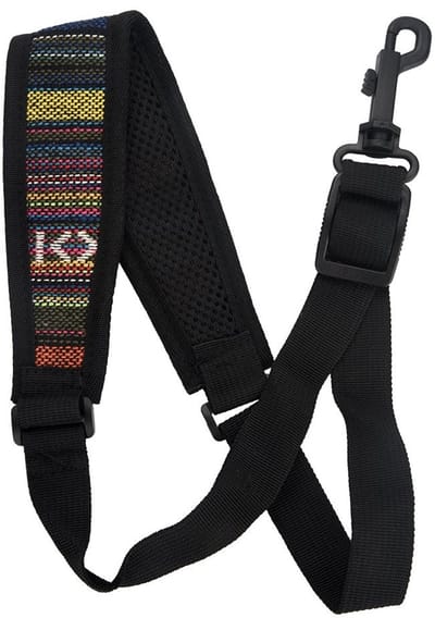 Dailygoods- Saxofoonriem Verstelbaar - Karabijnhaak - Lichtgewicht - Duurzaam - Comfortabel - Vuilafstotend - Saxofoonband