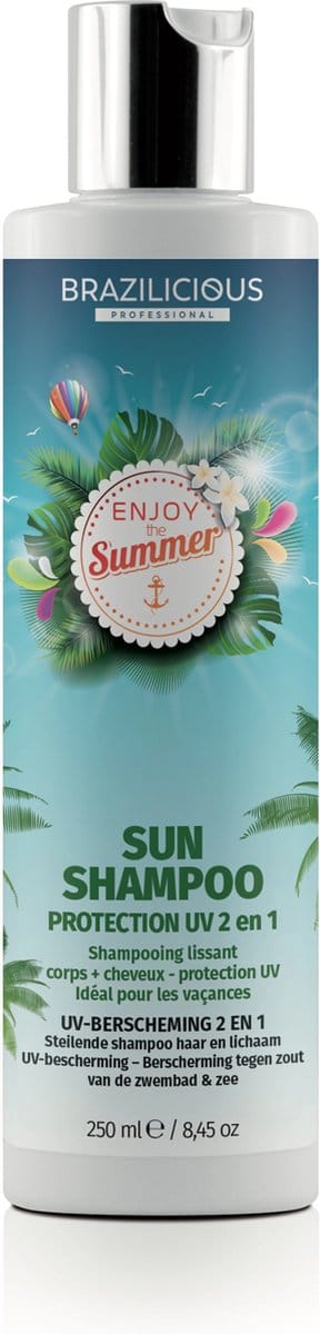 Brazilicious SUN 2 in 1 Shampoo - Zonverzorgingslijn speciaal voor keratine behandeling