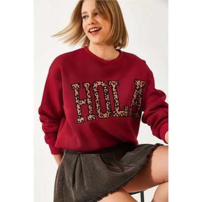 Geborduurde Logo Round Neck Sweatshirt