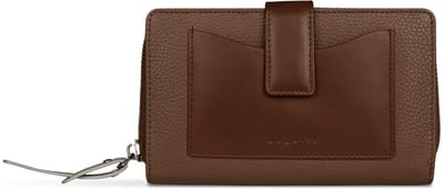 bugatti portemonnee Viola Ladies Zip Wallet Cognac - Grey bruine