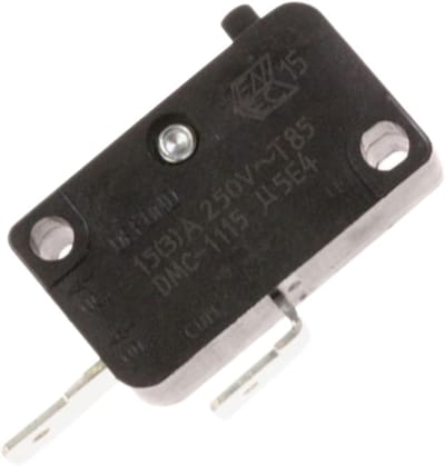 Stoomstrijkijzer Schakelaar - Vervangende Knop - Strijkijzer Reparatie - Originele Onderdeel - 4 x 2 x 1 cm - Zwart