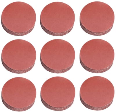 120 stuks 50mm schuurpapier klittenband voor schuurmachines 240 korrel schuurpads voor auto metaal hout