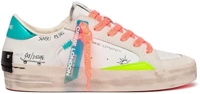 Crime London Sk8 Deluxe 29106pp8 Schoenen Wit EU 37 Vrouw