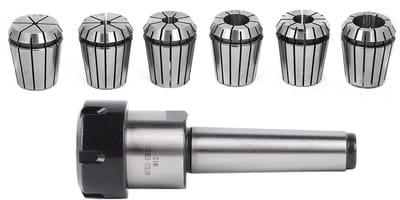 Allecto - Collet Set MT3 ER32 M12 - 9 Stuks voor CNC Frezen - Precisie en Betrouwbaarheid - Geschikt voor Graveren - Hoogwaardige Materialen - Idea...