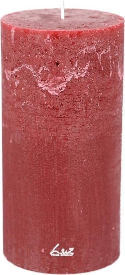 Rasteli Luz Your Senses Stomp Kaars Rood D 10 cm H 20 cm