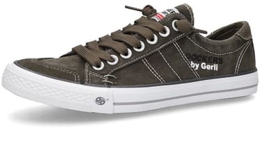 Dockers by Gerli Washed Canvas Trainers Khaki Sneakers kaki EU42 -