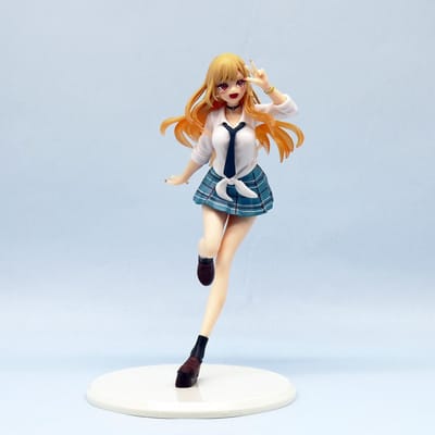 Nieuwe Anime My Dress-Up Darling Kitagawa Marin Liz PVC Figuur Schattig Schooluniform Model Verzamelspeelgoed Cadeau voor Fans beige