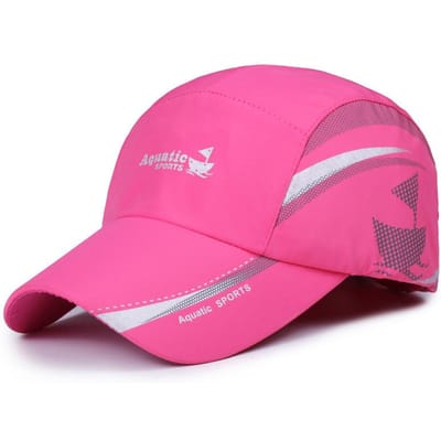 Waterdichte Sneldrogende Heren Baseballpet Outdoor Klimmen Vissen Zon Hoed Zomer Verstelbare Dames Outdoor Sport Hardlopen Vizier Petten pink