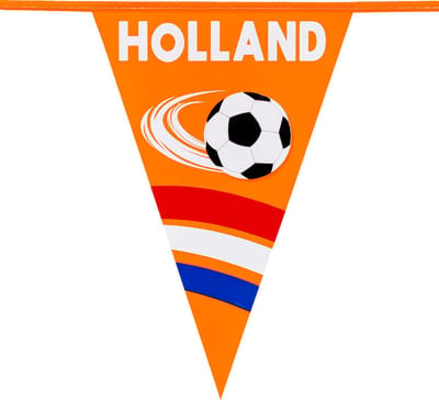 Boland - PE vlaggenlijn 'Holland' - Voetbal - Koningsdag - Holland - Supporter - Voetbal