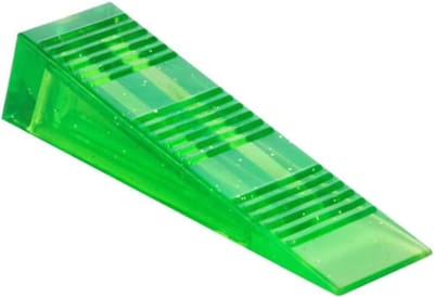 Deurstopper - Deurhouder Vingerbeschermer - Voorkom Deurklappen - Antislip Gegroefde Basis - 12 x 3 x 3.2 cm - Groen