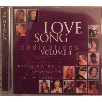 CD DIVERSEN - Love Song Dedications Volume 4 5163362000 Columbia 2004 Australië Pop Gebruikt brown
