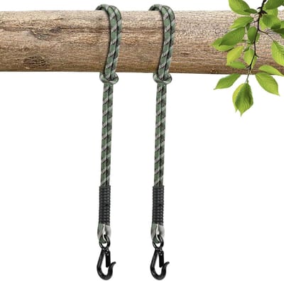 Schommelhangmat bevestiging - Hangstoel ophanging - Ontspanning Buiten - Zware Belasting 450kg - Verschillende Lengtes - Zwart