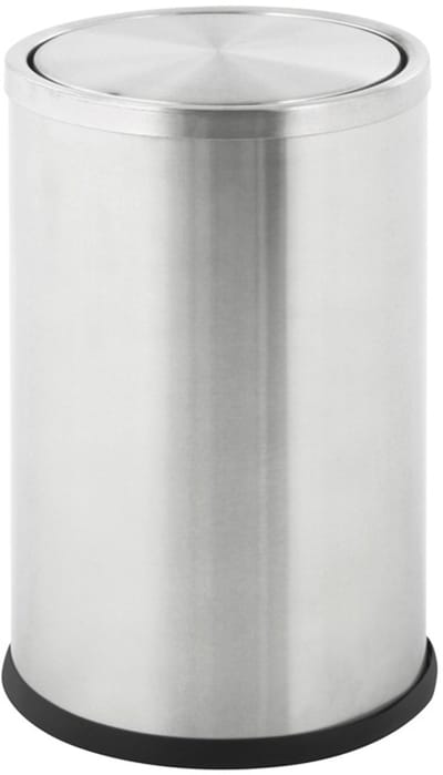 V-Part - Papierbak Swing 10 liter - Stainless steel - mat RVS - Prullenbak