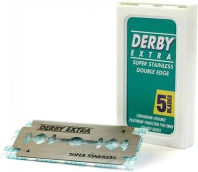Derby Extra 5 stuks Double Edge Blades - voor shavette of safety razor