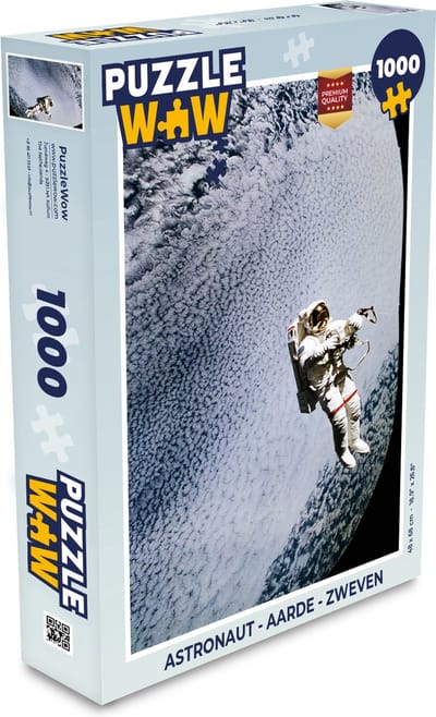 Puzzel Astronaut - Aarde - Zweven - Legpuzzel - Puzzel 1000 stukjes volwassenen