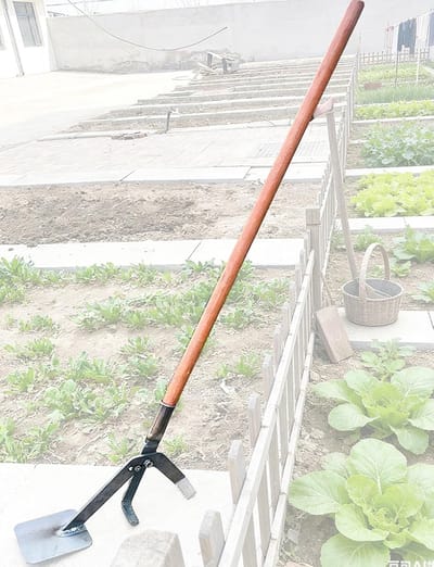 Onkruidtrekker Stevig Staal - Handmatige onkruidverwijderaar - Onkruid Verwijderen - Geen Rugpijn - 142 cm - Grijs