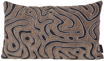 NOVÉE Sierkussen chenille flow | 30 x 50 cm | velvet/polyester
