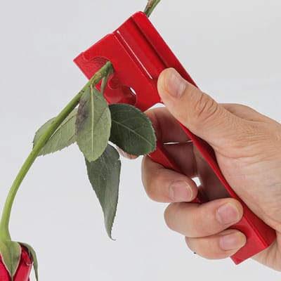 Doornverwijderaar Tool - Bloemen Tang - Bloemen Schikken - Verstelbaar Handvat - 1 Stuk - Rood