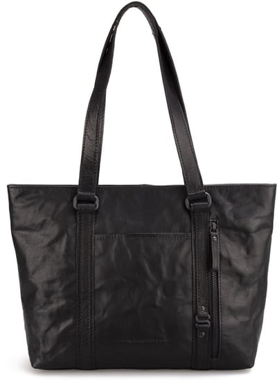 Leren Shopper - Gabby - Zwart