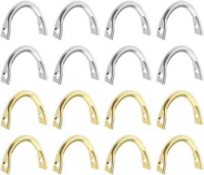 Cosensi- Vissen Clevis 200 Stuks - U-vormige Clips - Koper - 7.5x6mm - 1mm Diafragma - Duurzaam voor Zoet- en Zoutwater - Visaccessoires