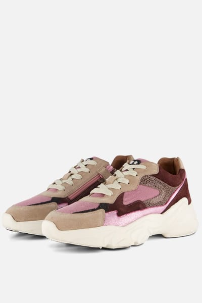 Muyters Sneakers taupe Leer - Maat 37 - Kinderschoenen
