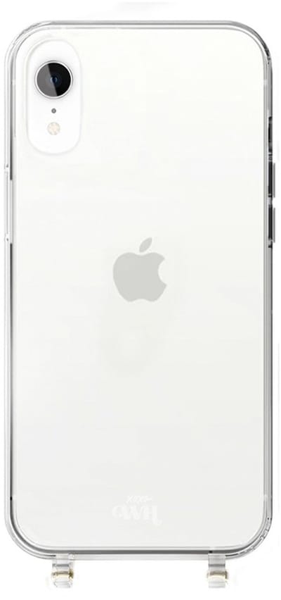 xoxo Wildhearts siliconen hoesje geschikt voor iPhone XR hoesje - Hoesje zonder koord - Shockproof case - Telefoonhoesje geschikt voor telefoonkoord - Transparant