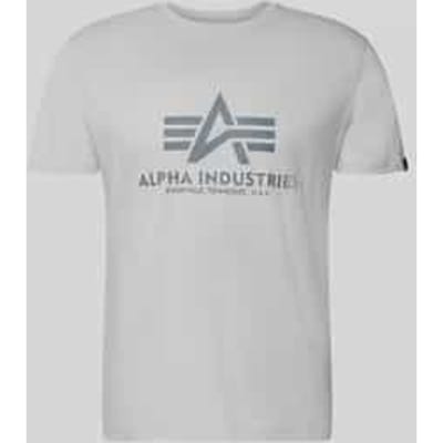 T-shirt met labeldetail model 'BASIC'