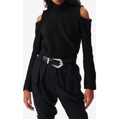 IRO Paris Iwa Top Black Size: 34 | Long-Sleeved Tops Outlet | Dames | Zwart