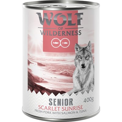 Wolf of Wilderness Senior "Red Meat" 6 x 400 g Scarlet Sunrise