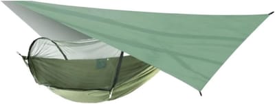 Hangmat met Klamboe - Outdoor Hangmat - Kamperen en Ontspanning - Automatische Quick Opening - Enkele Persoons - C
