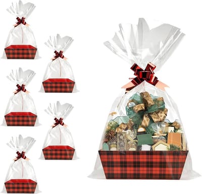 Lege Mand voor Geschenken - 5 Stuks Stevige DIY Geschenkmanden