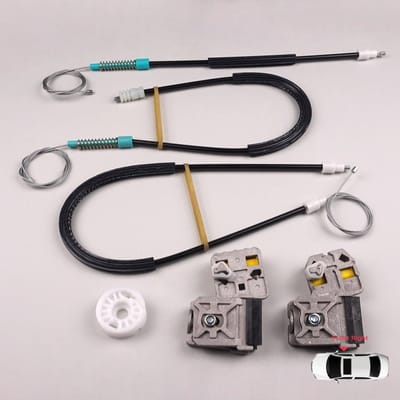 BWR412 Reparatieset Raammechanisme Voorportier Rechts voor Peugeot 607 9D 9U 1999-2010 9222Q0 9650734880 Metalen Schuifbeugel
