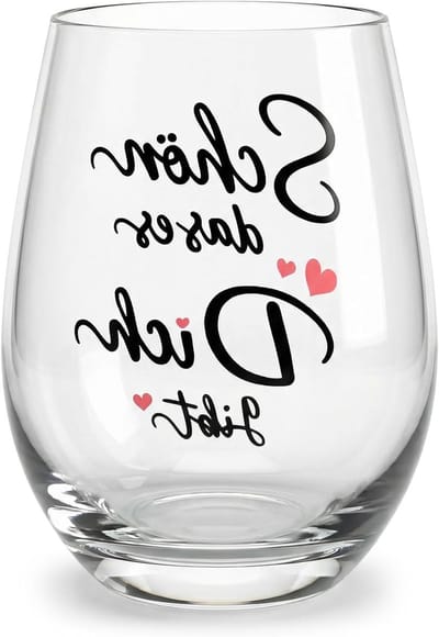 Unieke Gegraveerde Wijnglas – Perfect Cadeau voor Vriendin, Collega of Familie, Bedankje voor Verjaardag, Kerst en Speciale Gelegenheden, 540 ml
