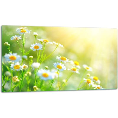 TMK ArtDeko D30x52 - Glazen Snijplank - 52x30cm - Bloemen