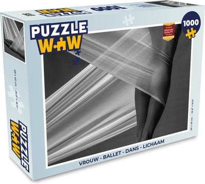 Puzzel Vrouw - Ballet - Dans - Lichaam - Legpuzzel - Puzzel 1000 stukjes volwassenen