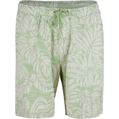Stenströms Shorts, Jacquard Terry Green Maat: XL | Korte Broeken Outlet | Heren | Groen