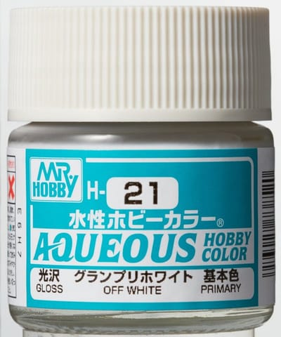 Gunze H-021 - Off White Glanzend - Mr. Hobby Aqueous Modelbouwverf 10ml