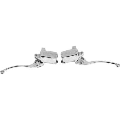 Hydraulische Rem Koppelings Hoofdcilinder Hendelpomp Zilver voor Motorfietsen ATV's met 1 inch Stuur
