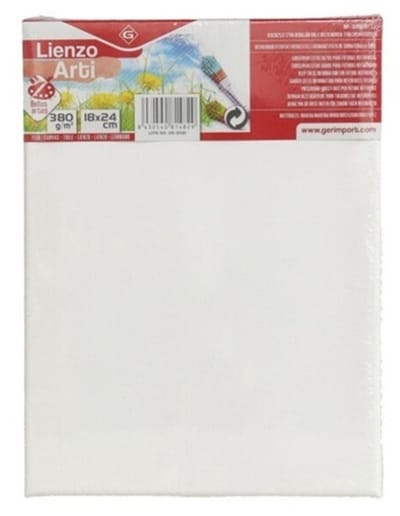 Gerimport Schilderdoek - 24 x 18 cm - blanco canvas - rechthoekig - houten frame - schilderijen maken