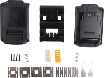 Plastic Batterij Case - Opbergdoos Accu - Reparatie Montage - Robuuste Bescherming - 5 Cellen - Zwart