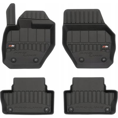 Frogum No.77 - Automatmatten passend voor Volvo XC60 I 2008-2017 - 3D Korfmodel - TPE Rubber - Zwart