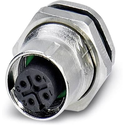 Phoenix Contact 1553462 Sensor/actuator inbouwconnector M12 Aantal polen (sensoren): 4 Bus, inbouw 20 stuk(s) Piece