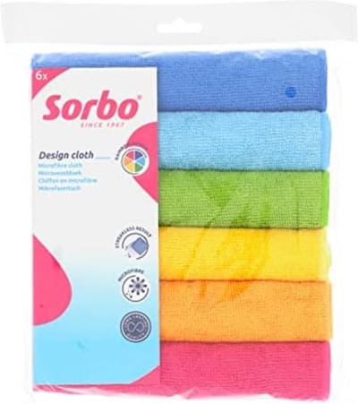 6 extra grote microvezeldoeken - multifunctionele schoonmaakdoekjes - streeploos, superabsorberend en wasbaar, geschikt voor het schoonmaken van auto’s, huis, keuken, ramen