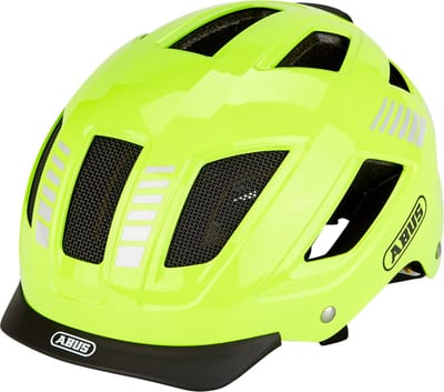 Fietshelm ABUS HYBAN 2.0 MIPS signal yellow L - 56-61 cm - geel - Geschikt voor gebruik op elektrische fietsen - stadsfietsen - 480 g