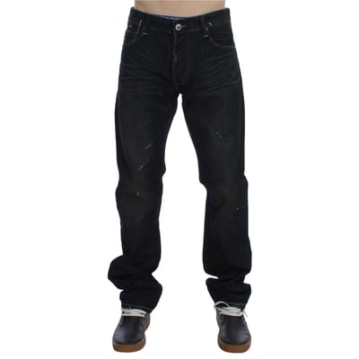 Rechtafsnijdende Donker Gewassen Jeans