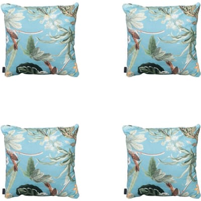 Madison - Sierkussen Grasse aqua - Ca. 50x50 cm - Set van 4